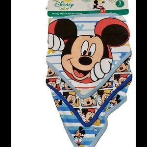 Mickey Mouse Bandanna Bibs
